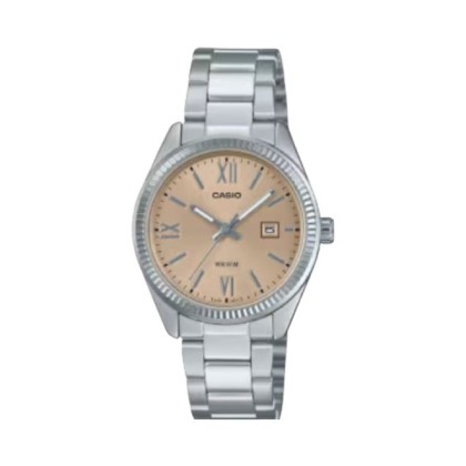 Casio General LTP-1302DD-4A2V Silver Stainless Steel Band Women Watch